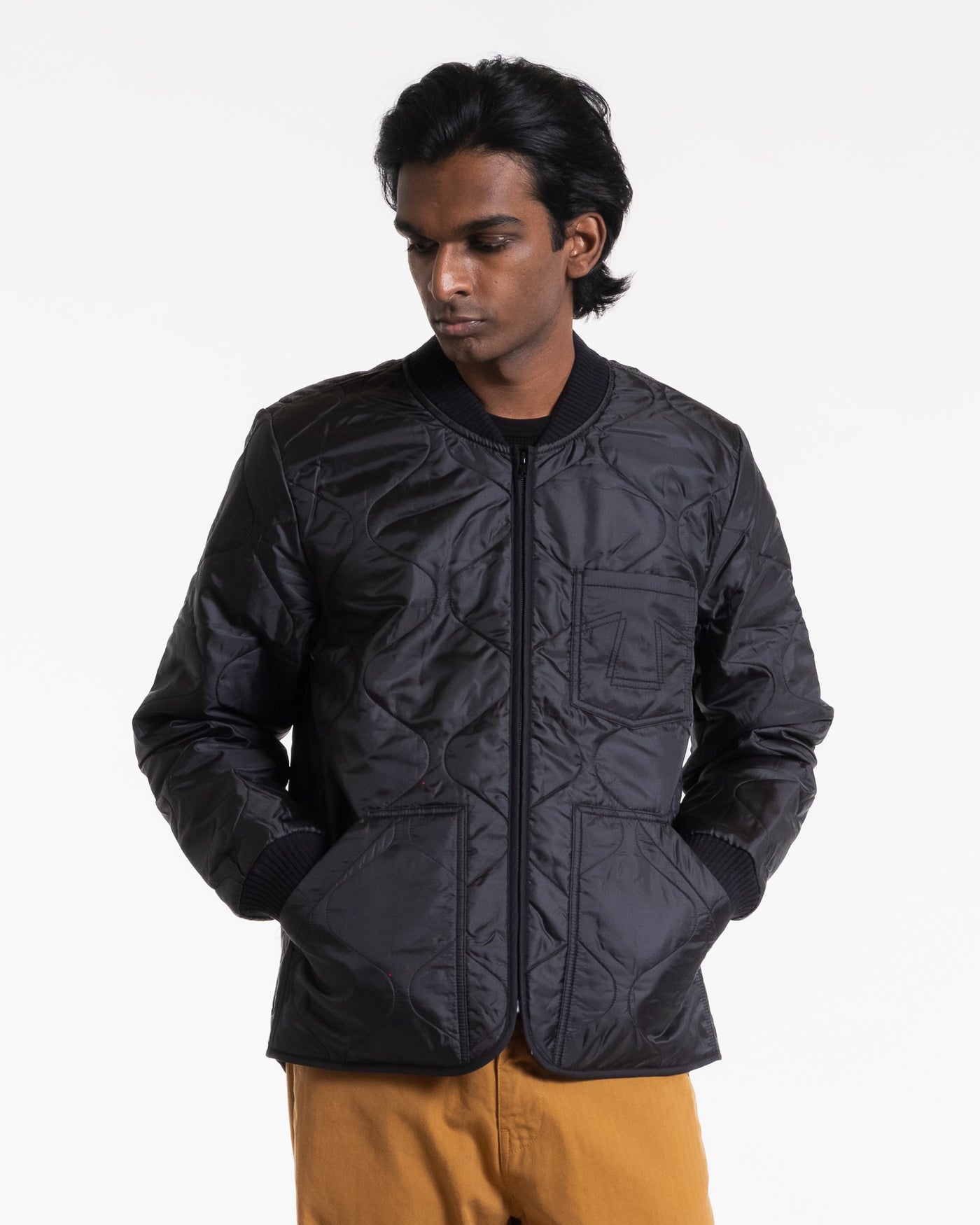 QN Type 2 Frostbite Quilted Nylon Black