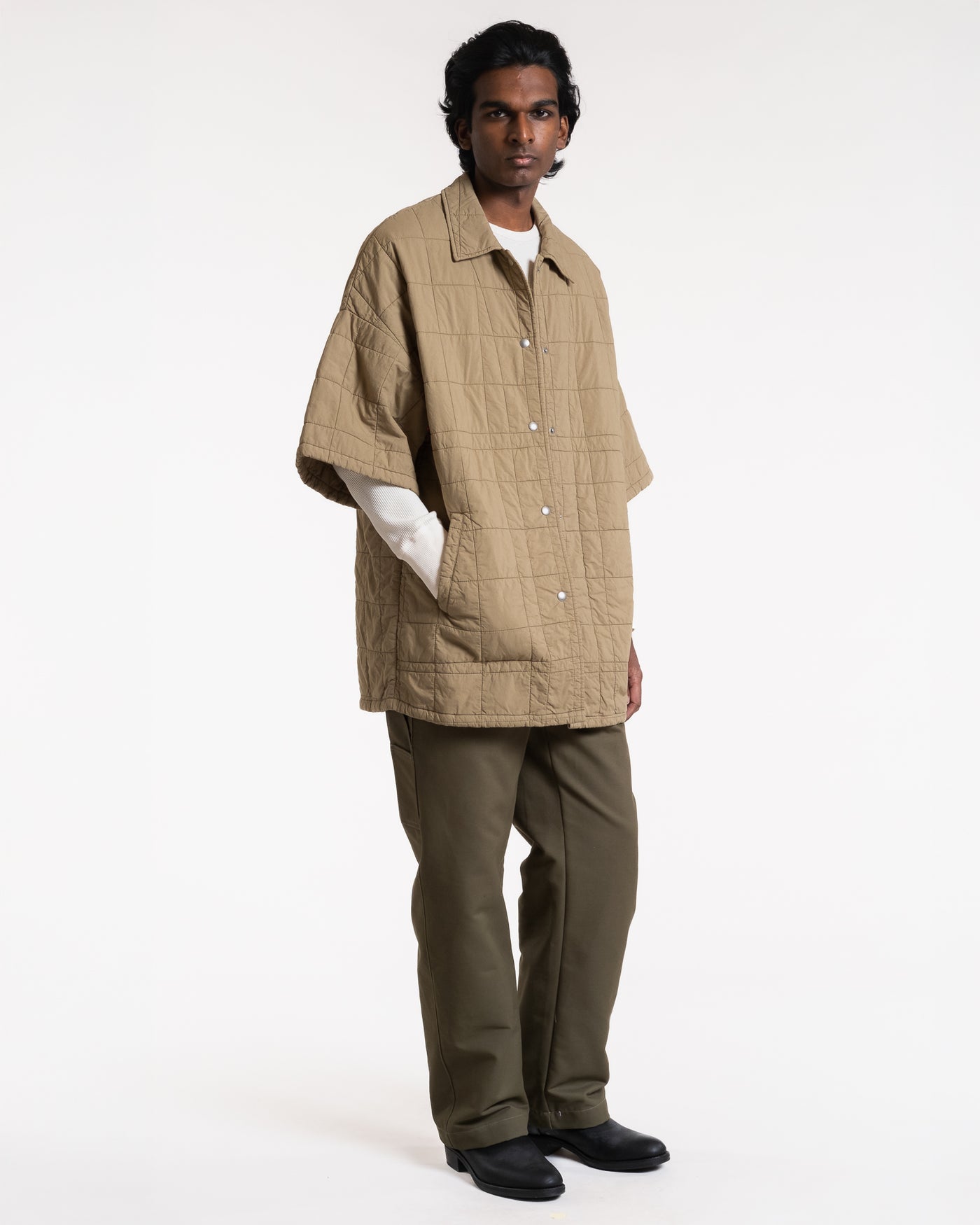 Kyoto Overshirt Cotton Quilt Elmwood