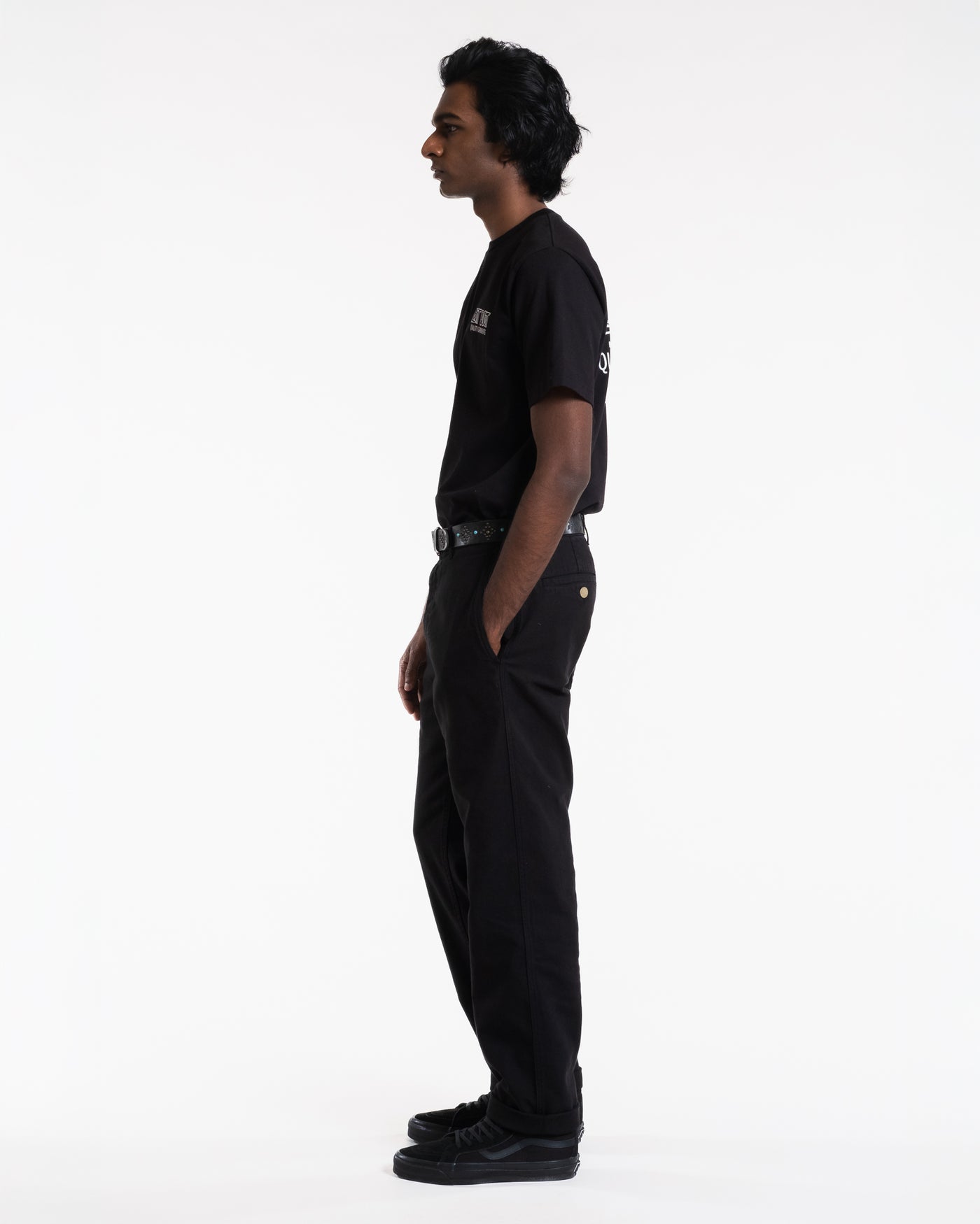 Service Chino Garage Cotton Black