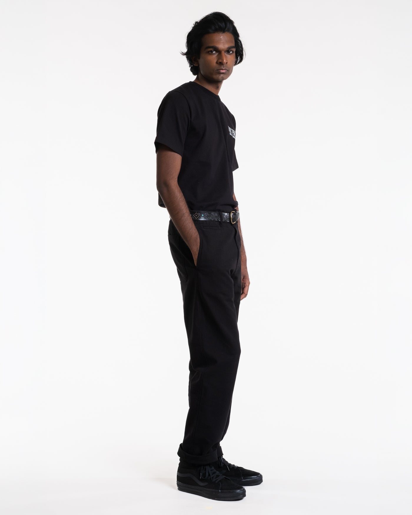 Service Chino Garage Cotton Black