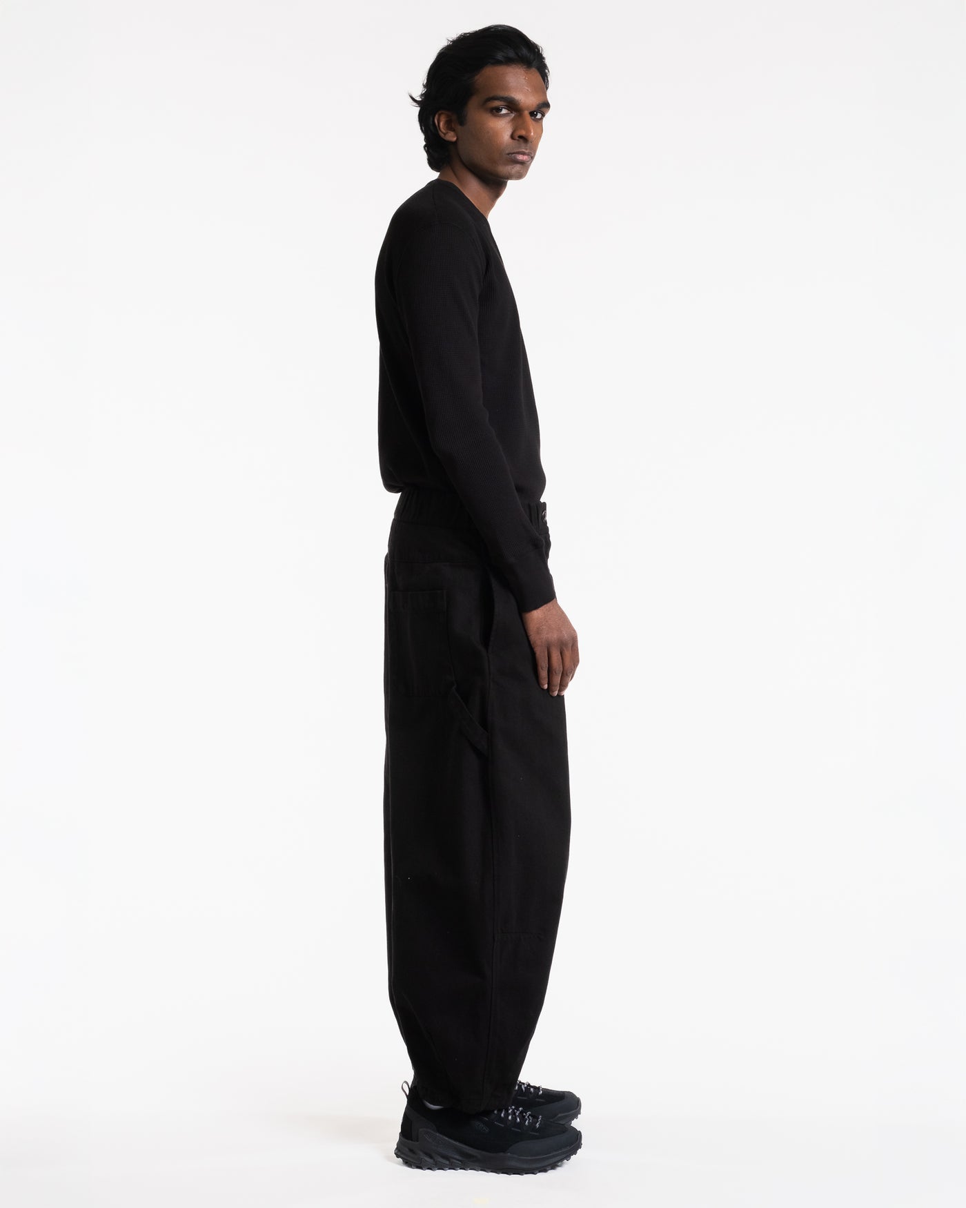 Sultan Pants Cotton Linen Black