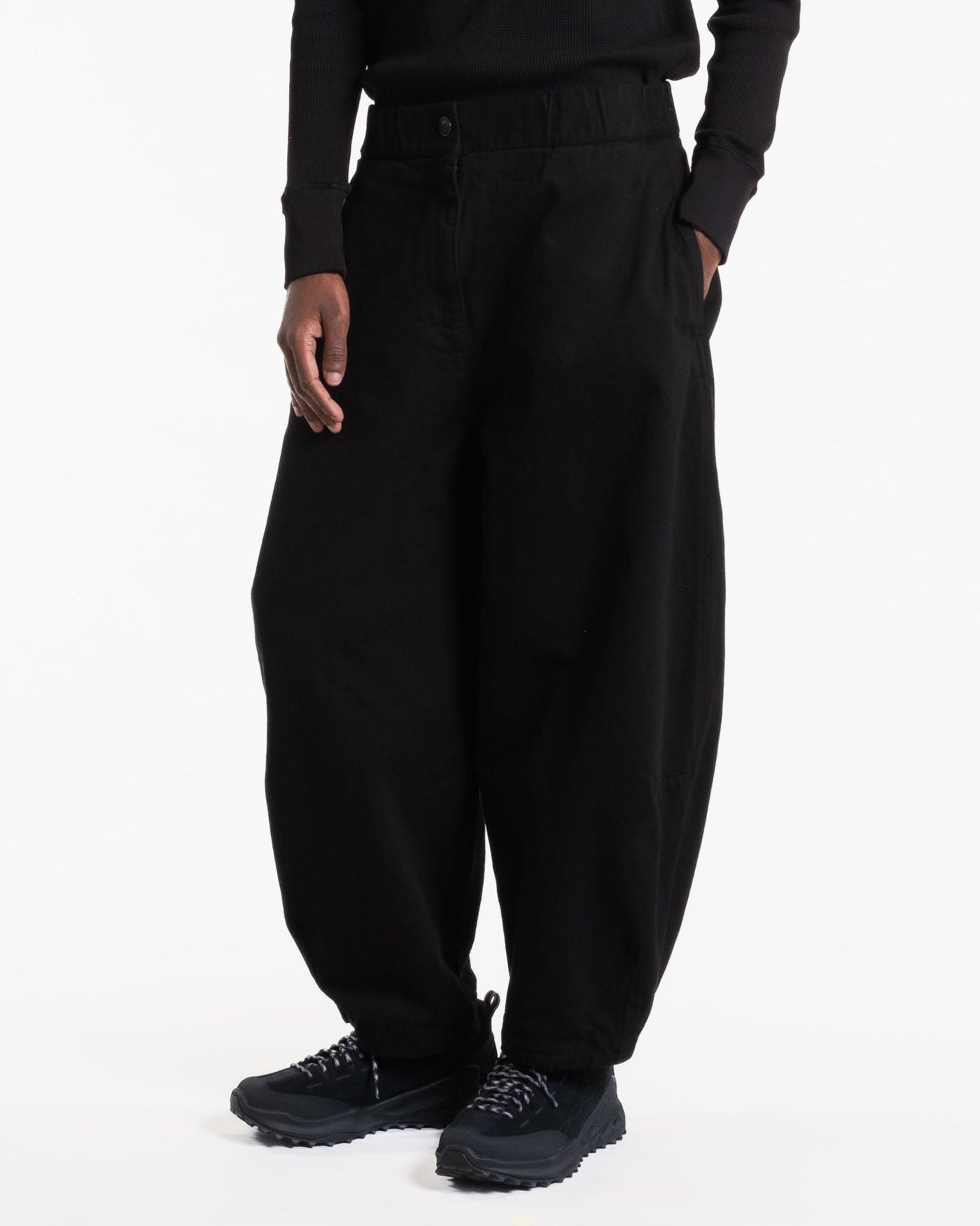 Sultan Pants Cotton Linen Black