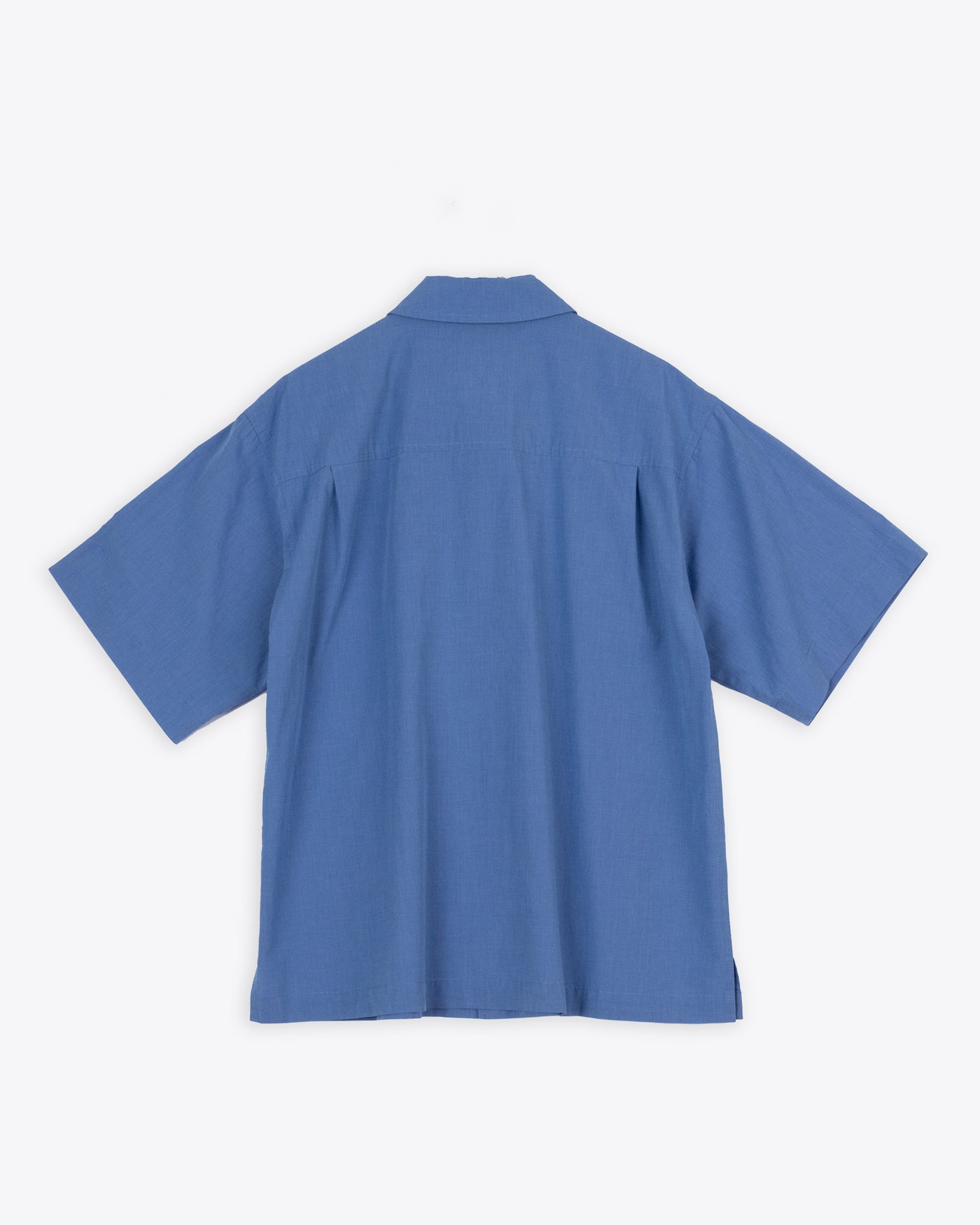 Okinawa Shirt Blue Sea Cotton Blue