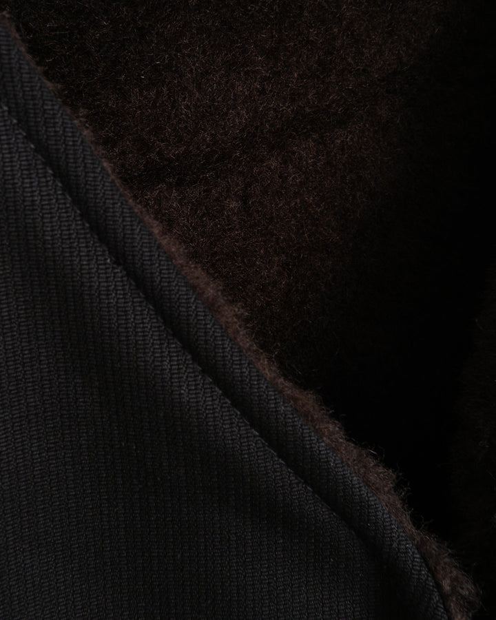 Deck Vest Bedford Cords Black