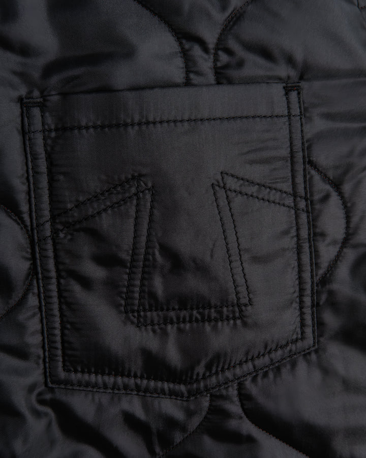 QN Type 2 Frostbite Quilted Nylon Black