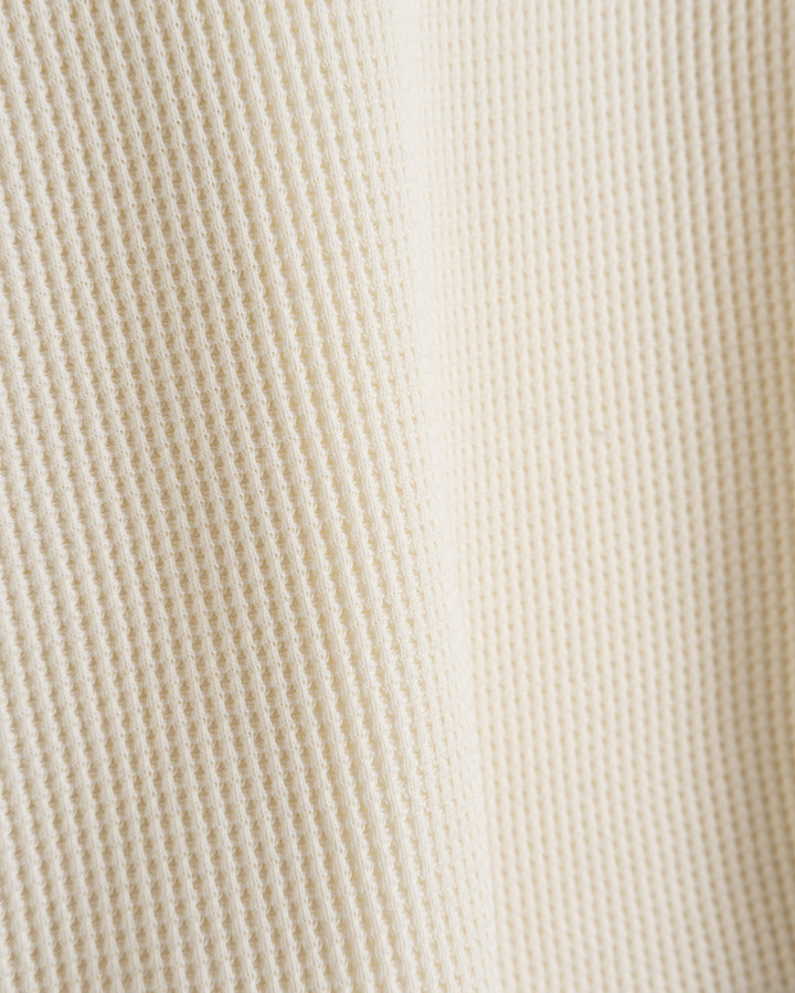 L/S Thermo Waffle T Jersey Off White