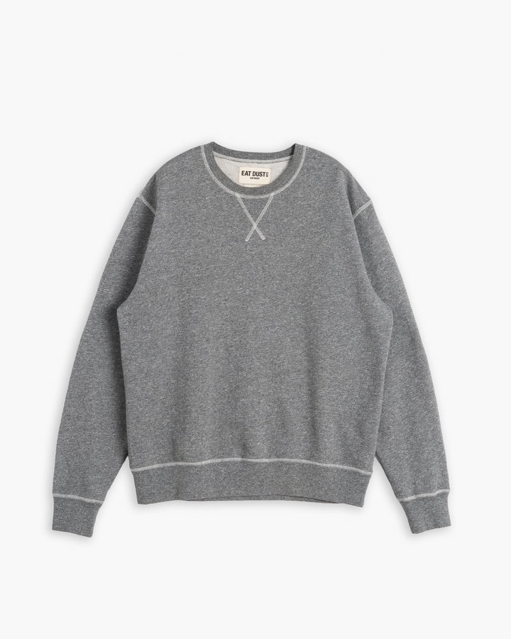 Core Skull Sweat Organic Fleece Grey Melange