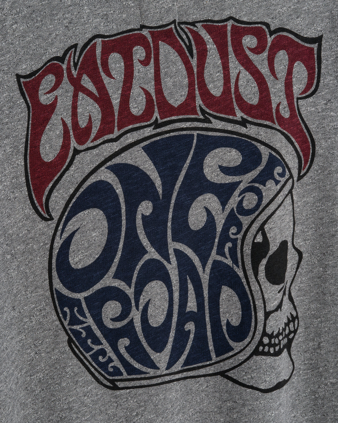 Core Skull Sweat Organic Fleece Grey Melange