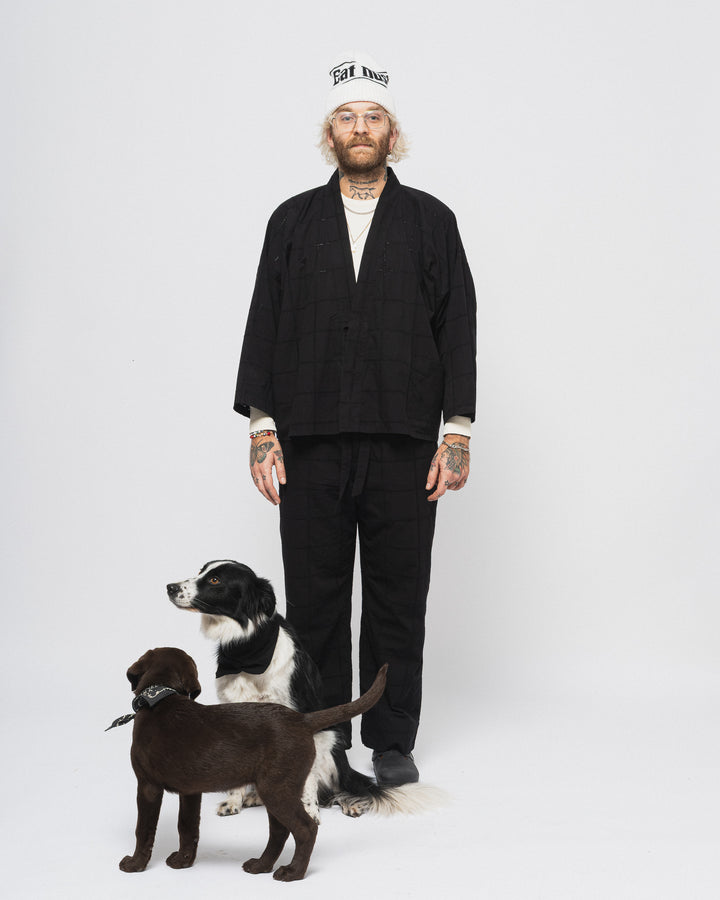 Pyjama Idra Cotton Black