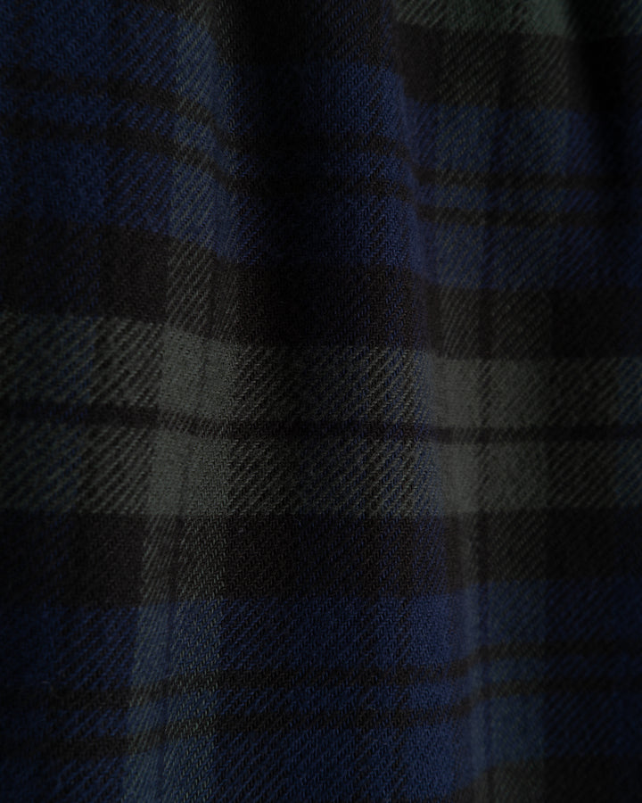 Pyjama Brushed Twill Check Blue
