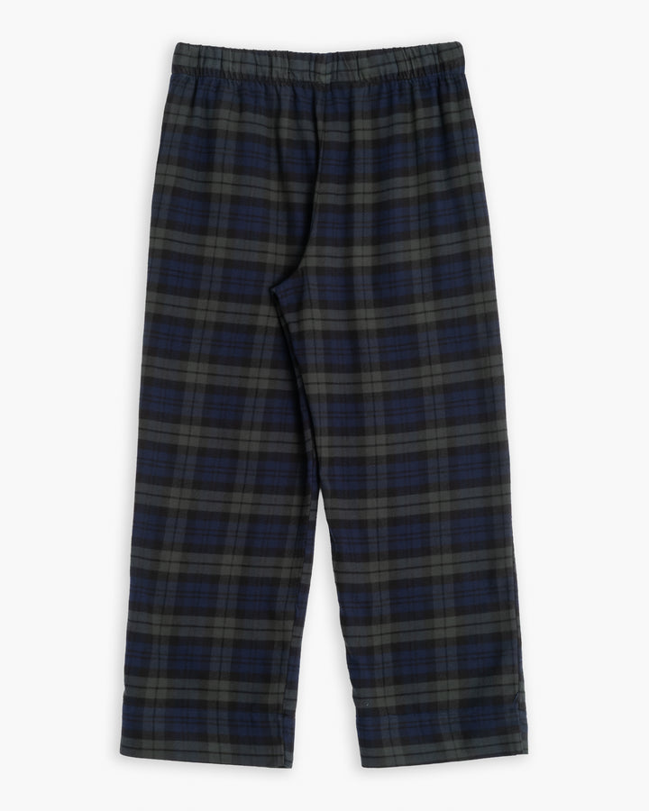 Pyjama Brushed Twill Check Blue