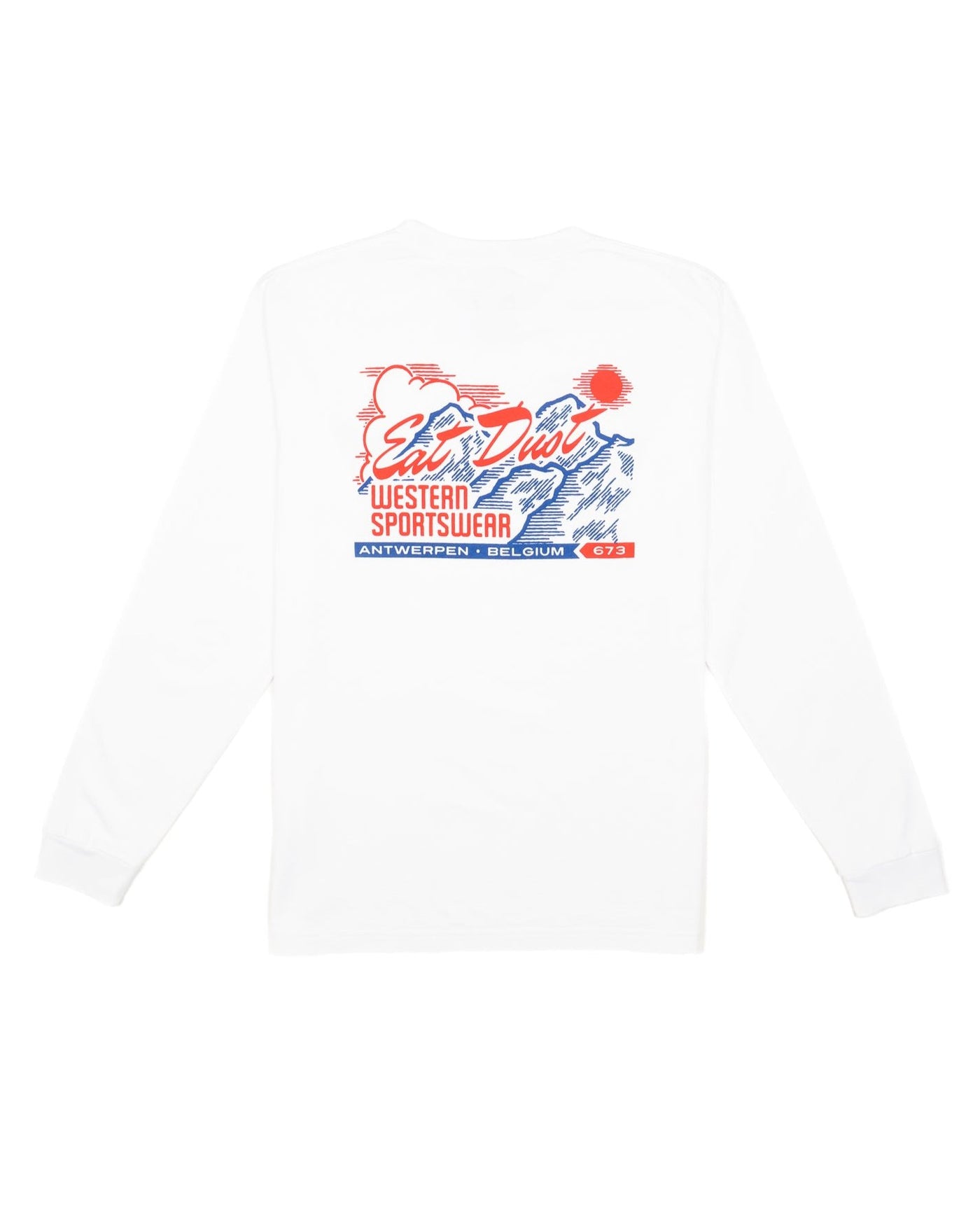 Joshua L/S T Basic Jersey White