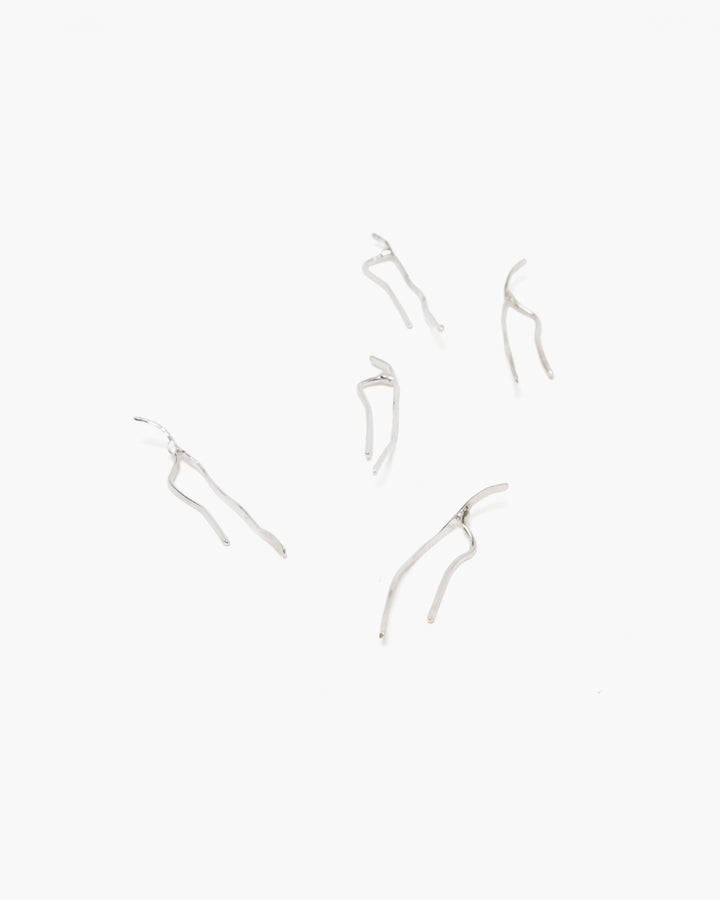 Sara Roegiers Silver Ear Climbers