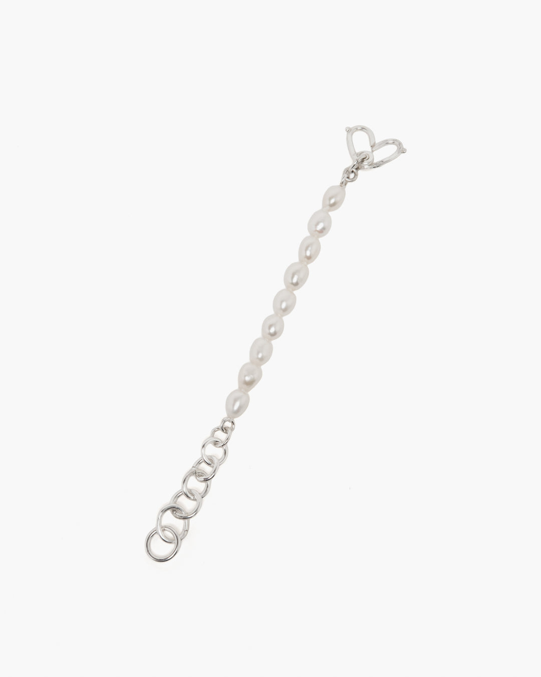 Sara Roegiers Pearl and Silver Bracelet with American Clasp • Made to Order