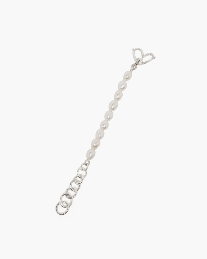 Sara Roegiers Pearl and Silver Bracelet with American Clasp • Made to Order