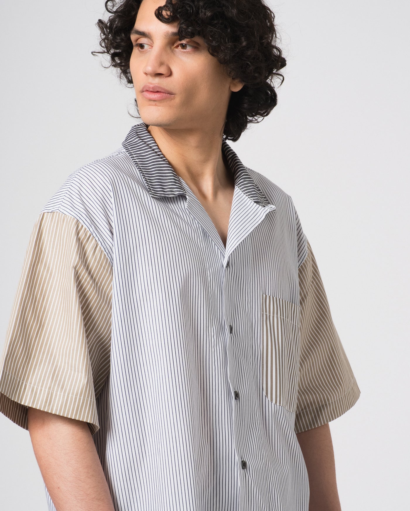Summer Pyjama Mix & Match Stripes Brown