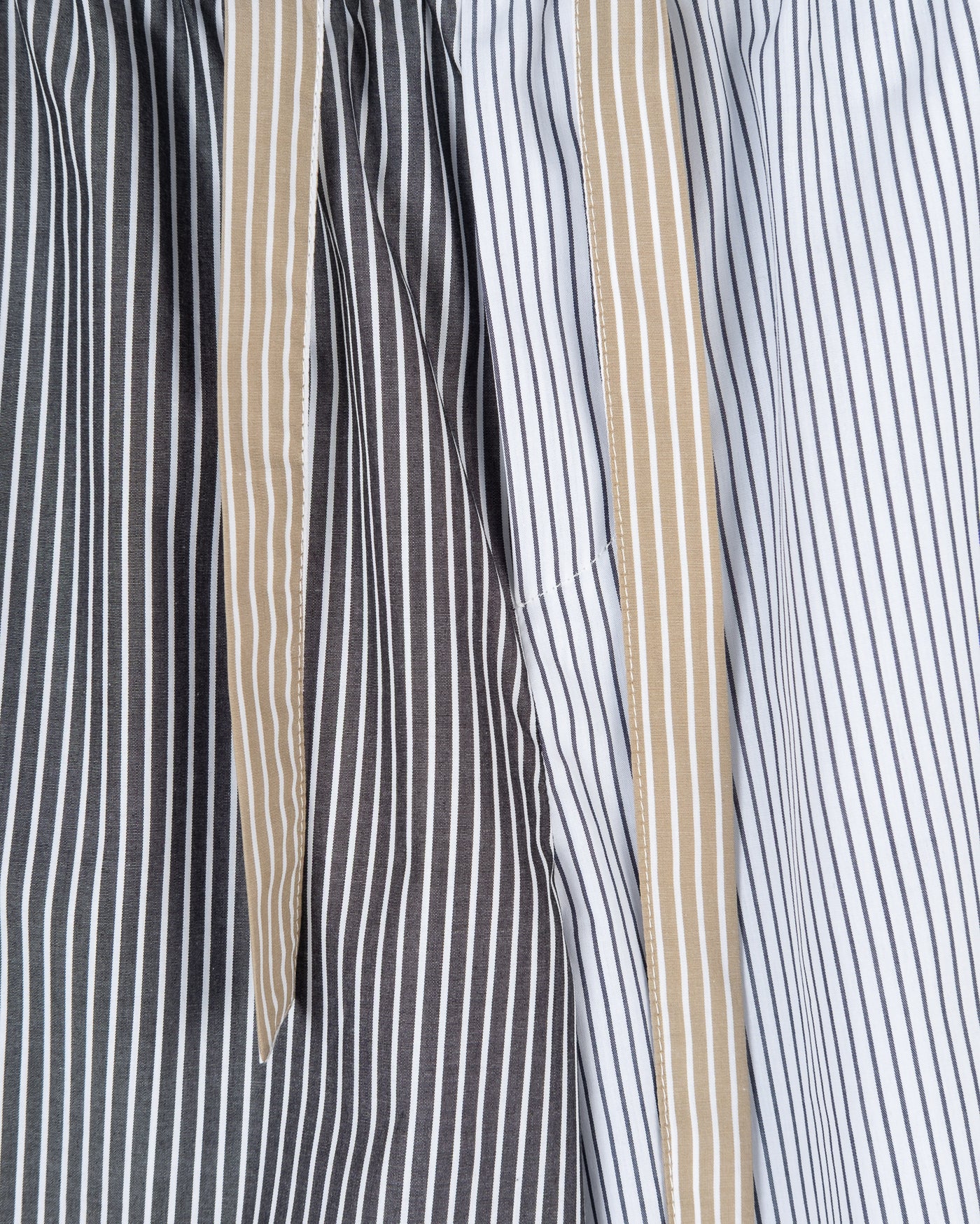 Summer Pyjama Mix & Match Stripes Brown