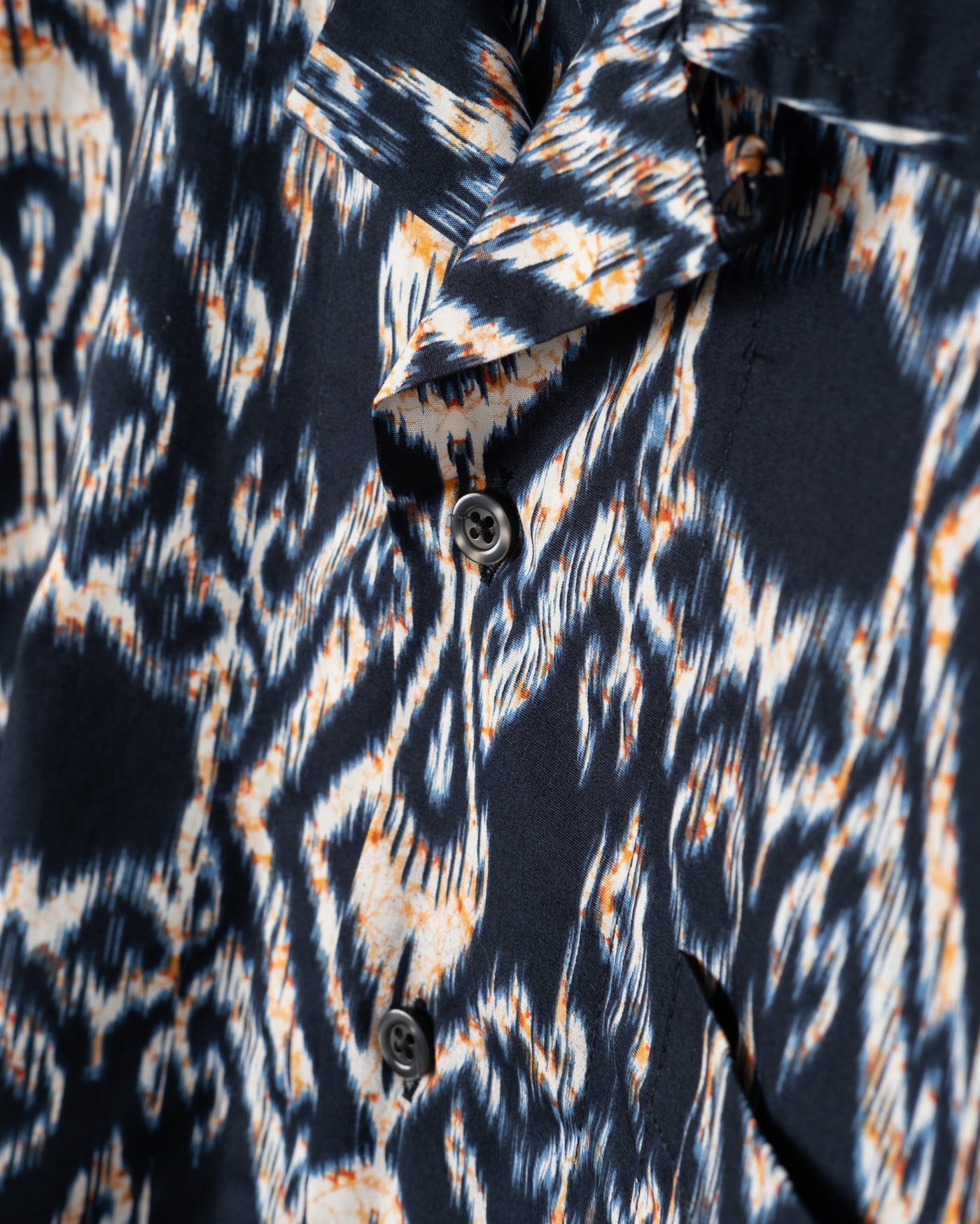 Summer Pyjama Ikat Cotton Indigo