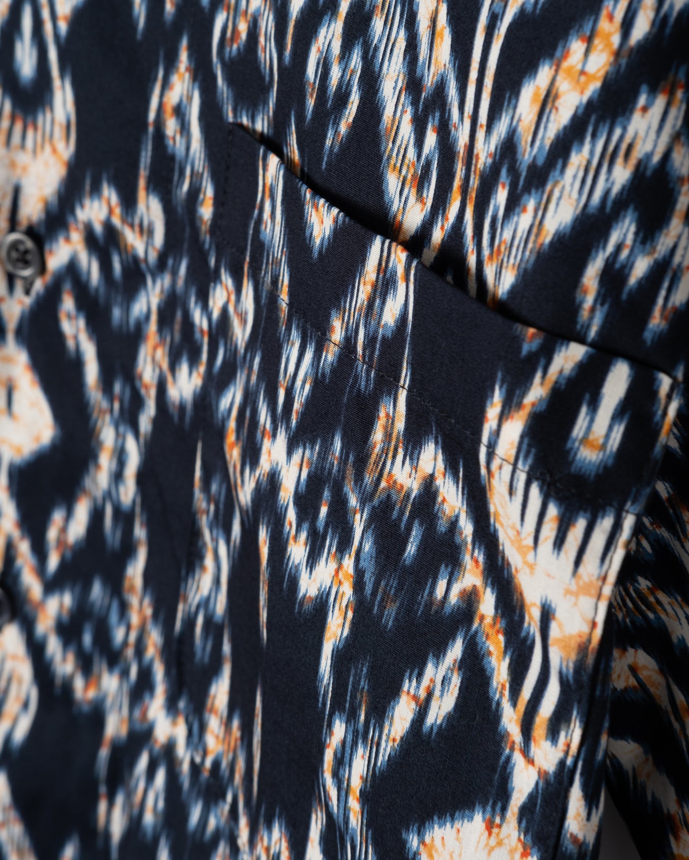 Summer Pyjama Ikat Cotton Indigo