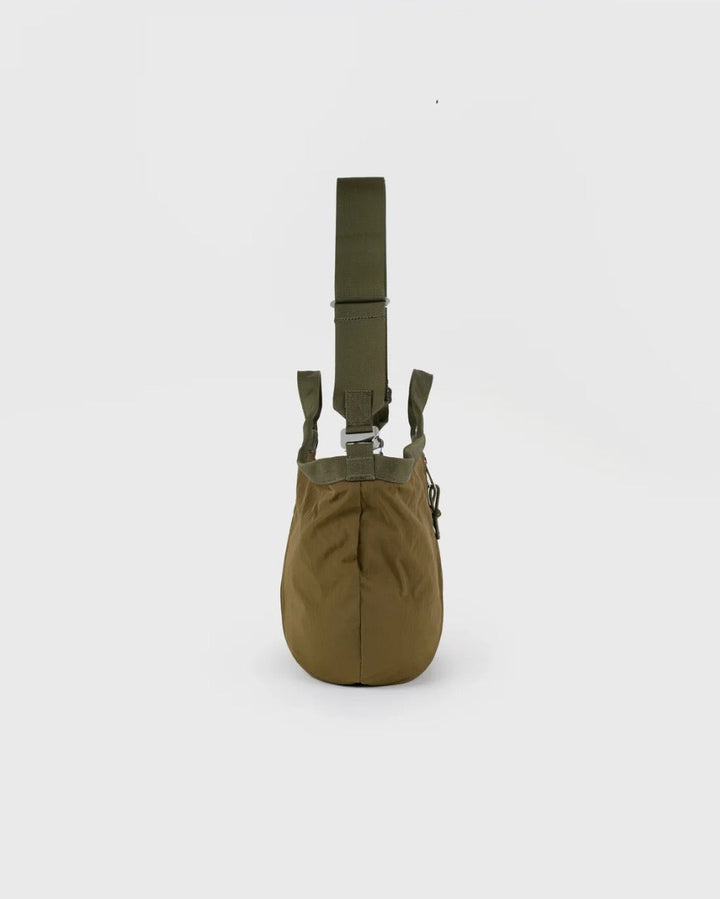 GRID Expandable Crosbody Bag Olive