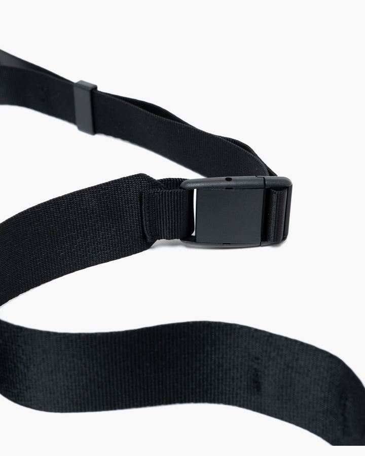 Topologie Wares Flat Sacoche Small Black Tech Sateen + Utility Sling Wide Black