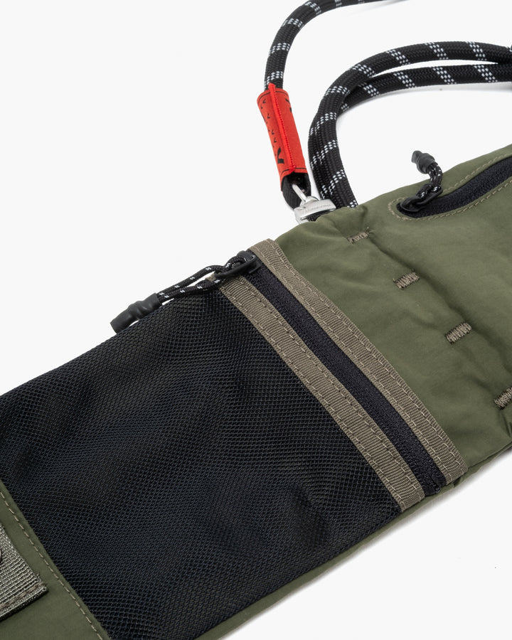 Topologie Wares Bags Phone Sacoche Deep Forest + 8mm Rope Strap Black Reflective