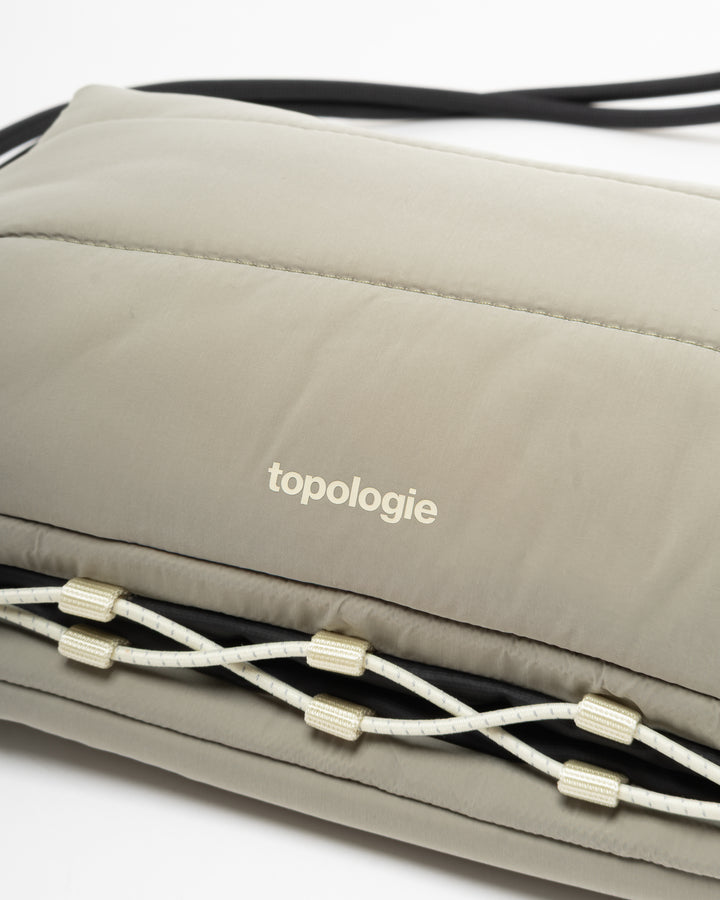 Topologie Bottle Sacoche Large Moss Putty Silky Peach + 8.0mm Braided O-Rope Midnight