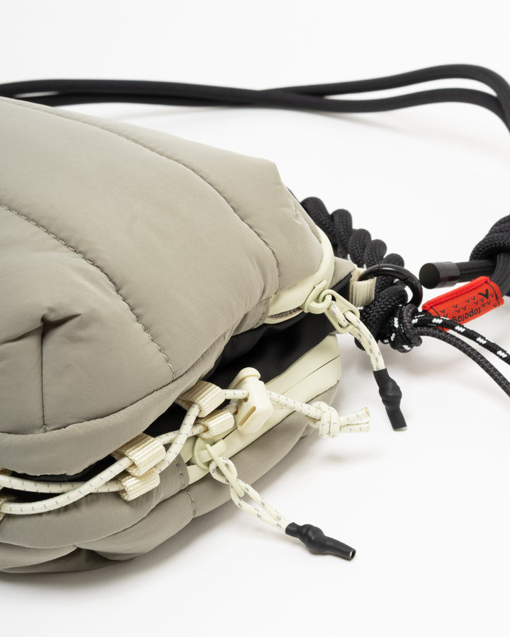 Topologie Bottle Sacoche Large Moss Putty Silky Peach + 8.0mm Braided O-Rope Midnight