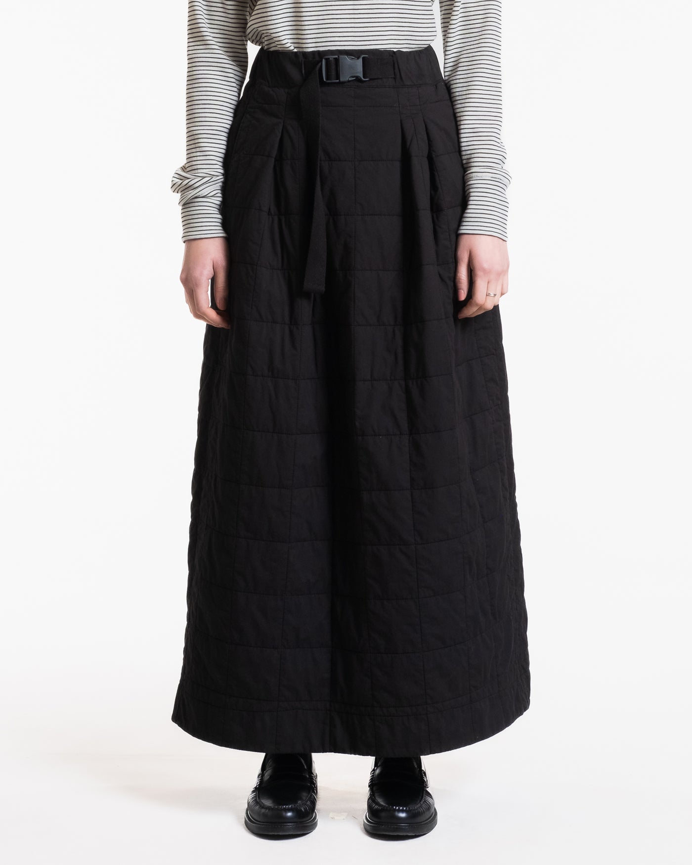 G.o.D Tulip Skirt Cotton Quilt Black