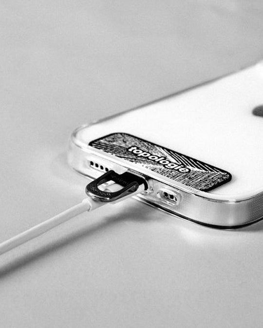 Topologie D-Ring Phone Strap Adapter Black