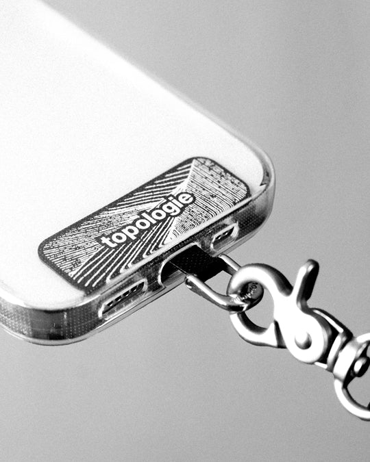 Topologie D-Ring Phone Strap Adapter Black