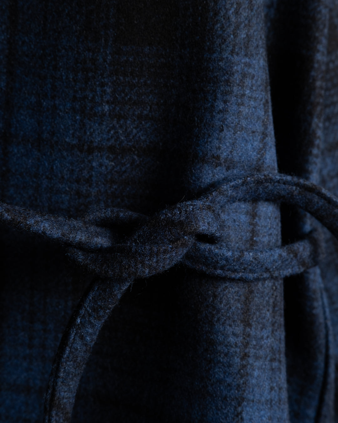 Meiji Kimono Monitoba Wool Black/Blue