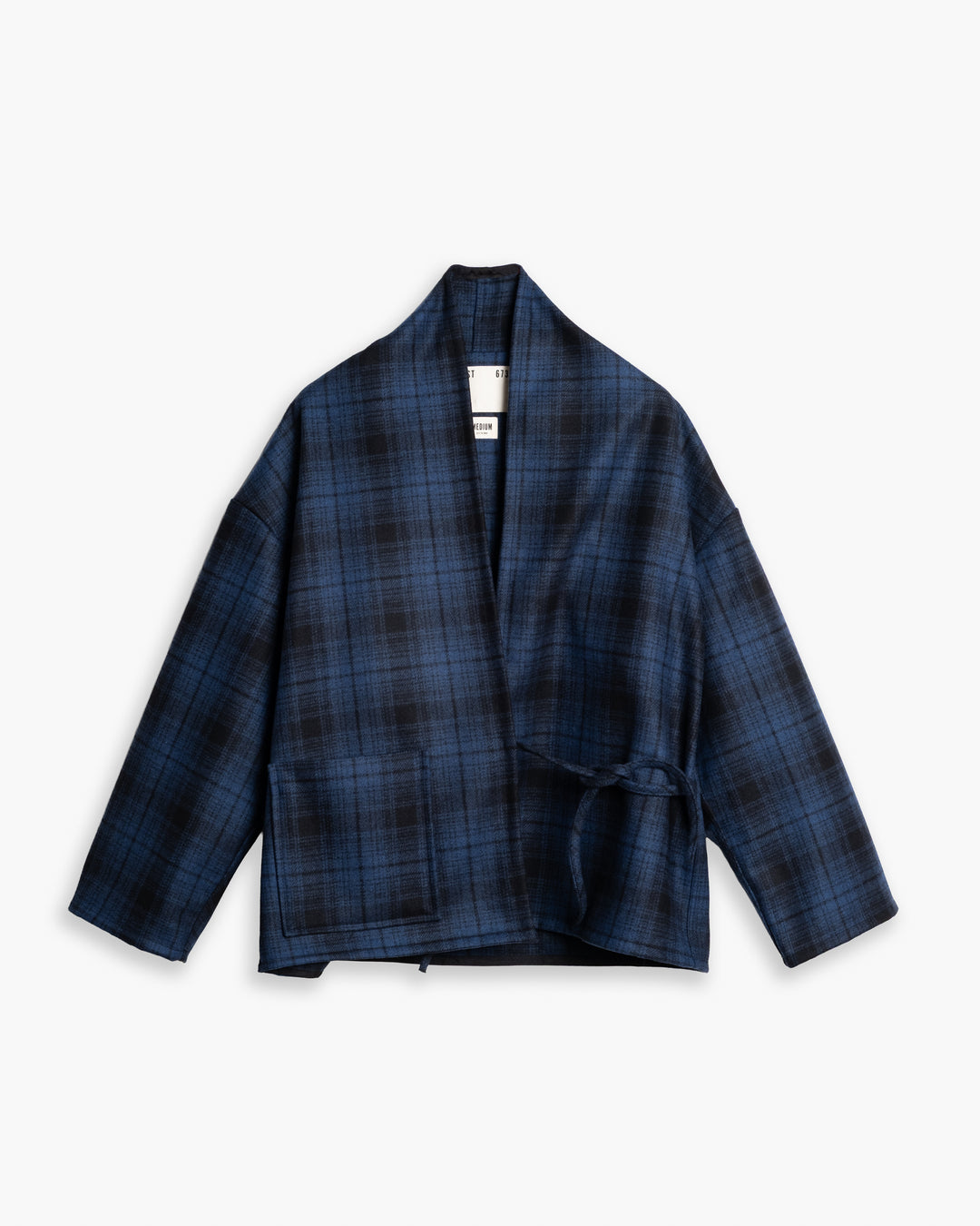 Meiji Kimono Monitoba Wool Black/Blue