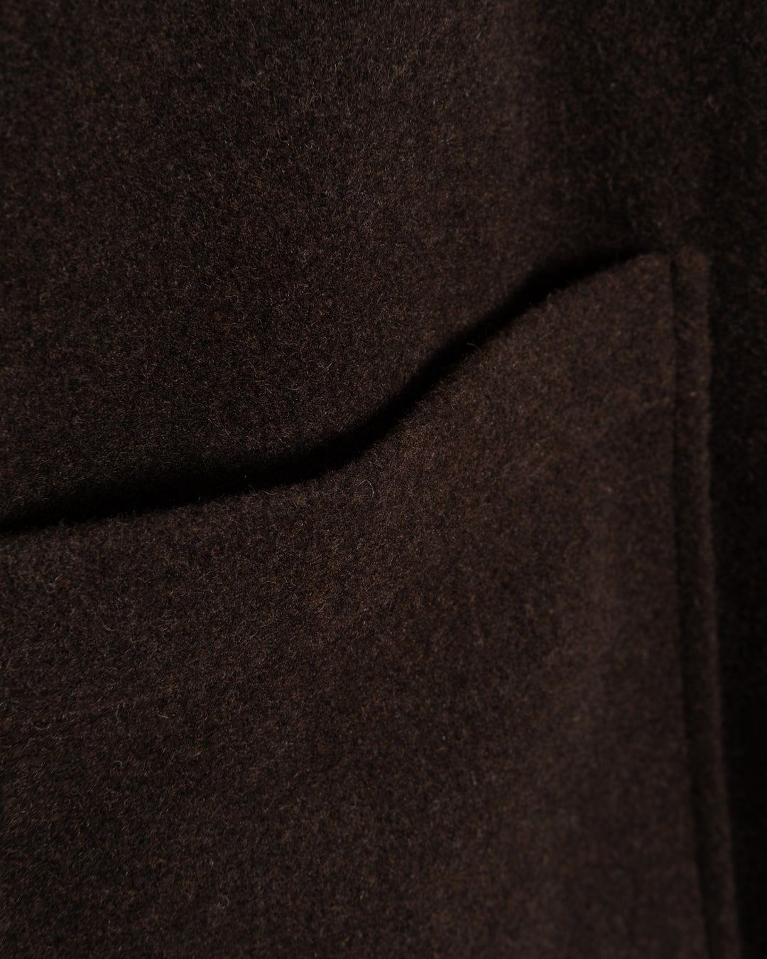 Blazer Wool Drap Chocolate