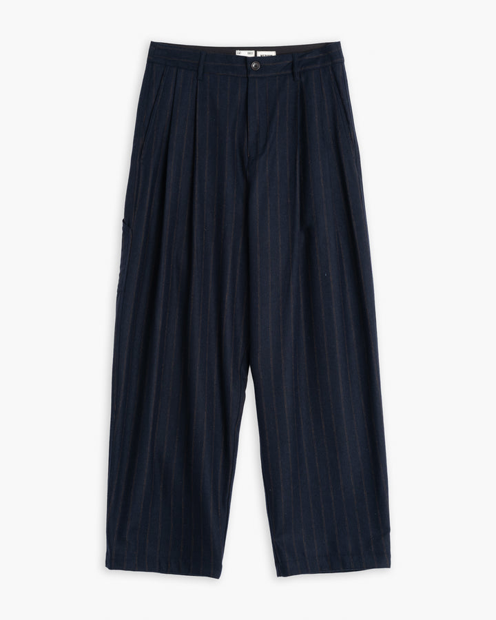 Ambassador Pants Business Stripes Inkt/Brown