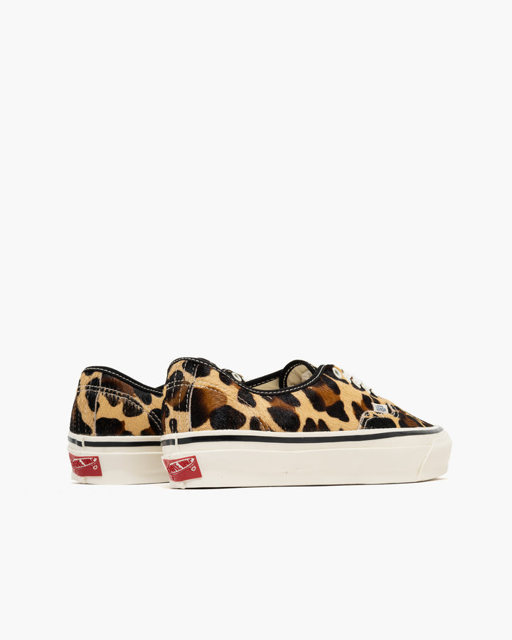 Vans LX オーセンティック 44 ポニーヘア マシュマロ/レオパード