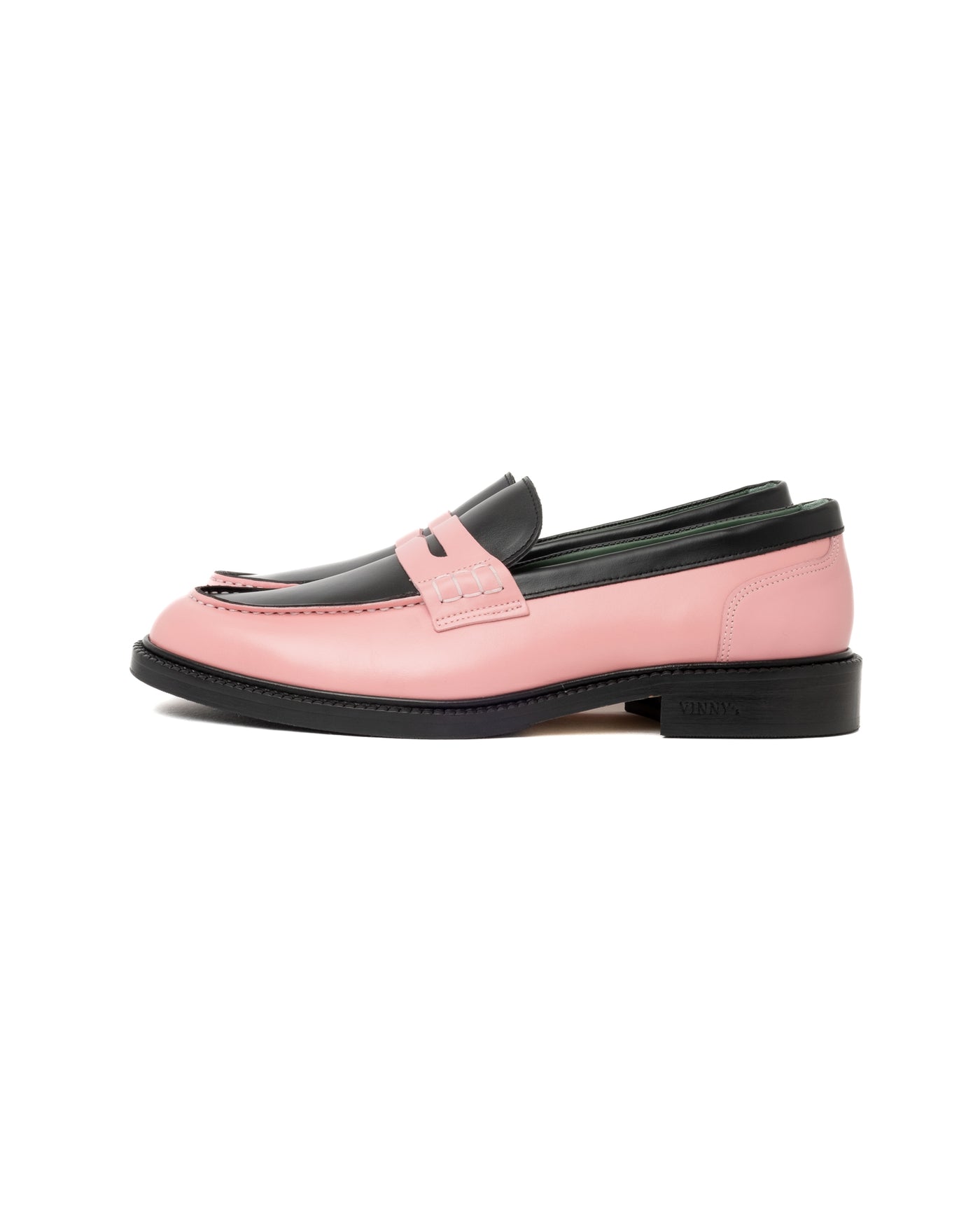 Vinny's Townee Penny Loafer Crust Pink Black