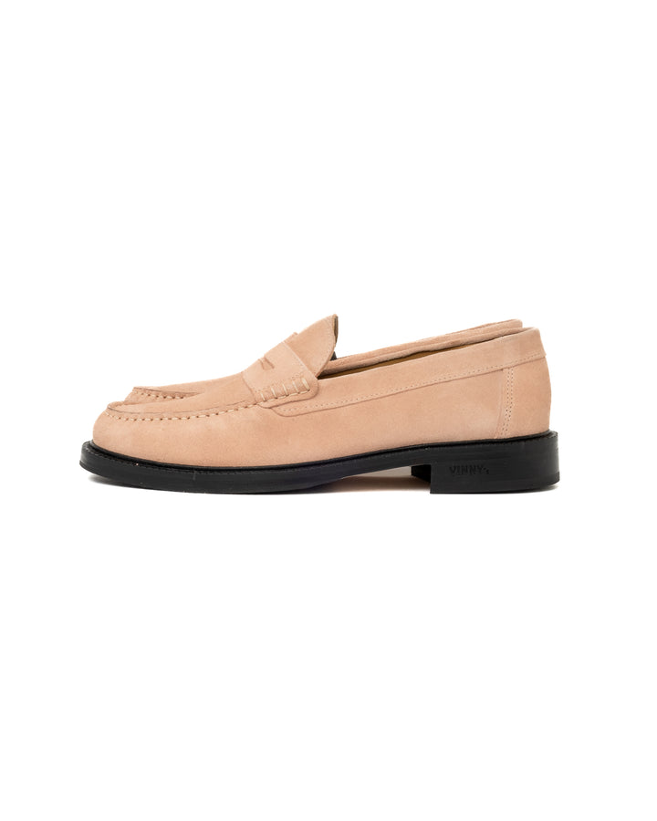 Vinny's Yardee Mocassin Loafer Suede Dusty Rose