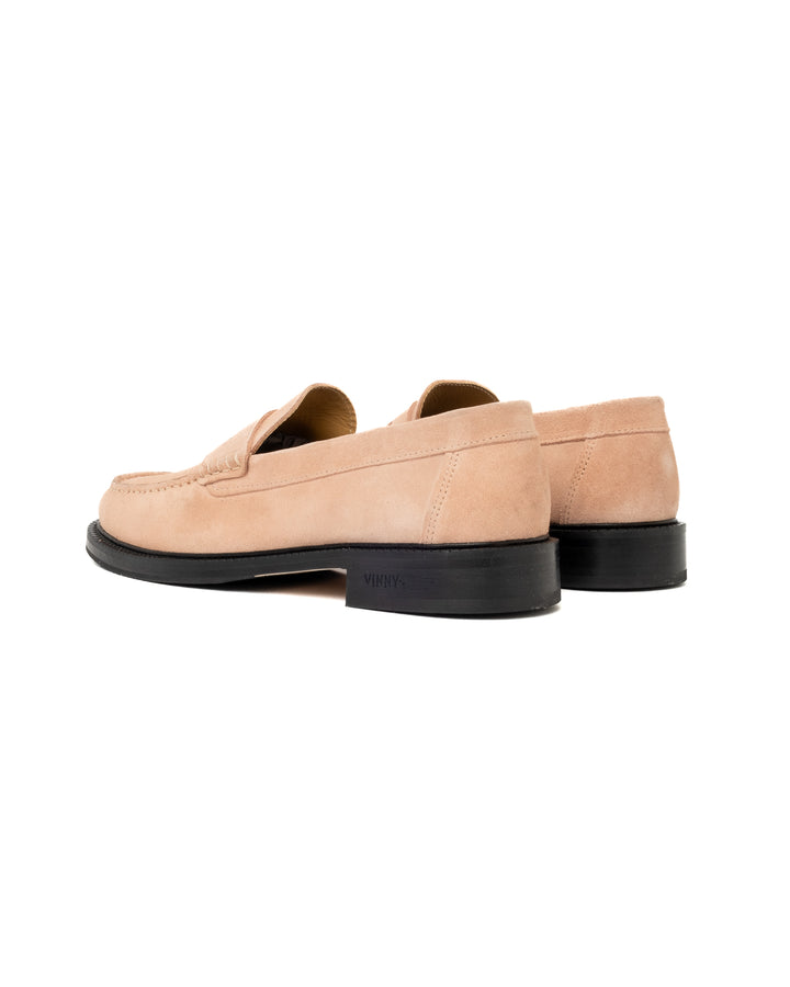 Vinny's Yardee Mocassin Loafer Suede Dusty Rose