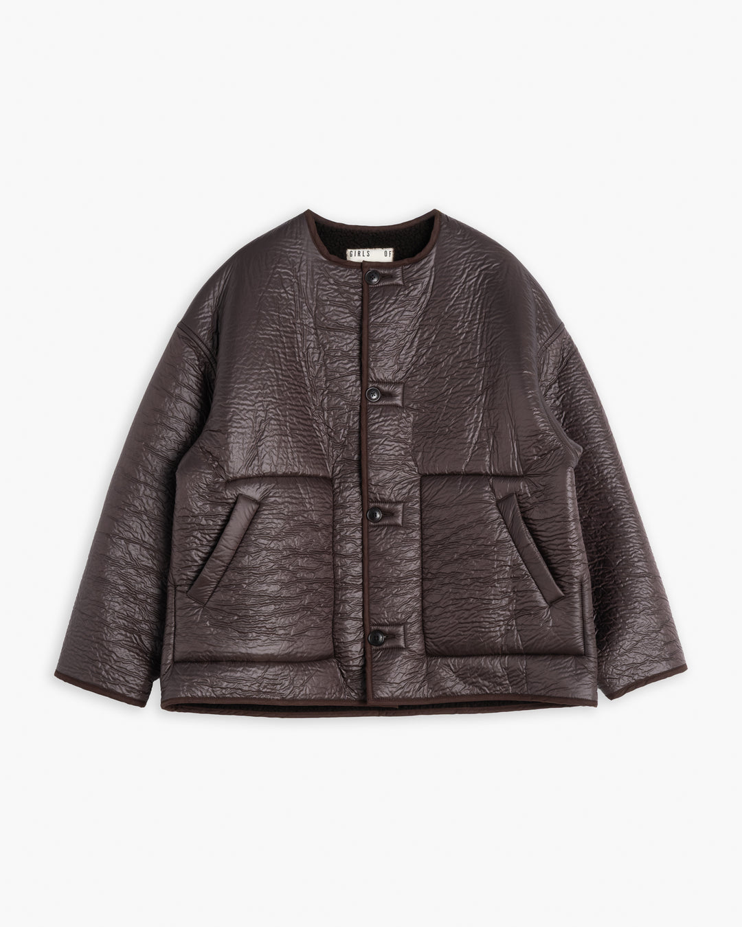 G.o.D Solar Jacket Piumino Nylon Brown