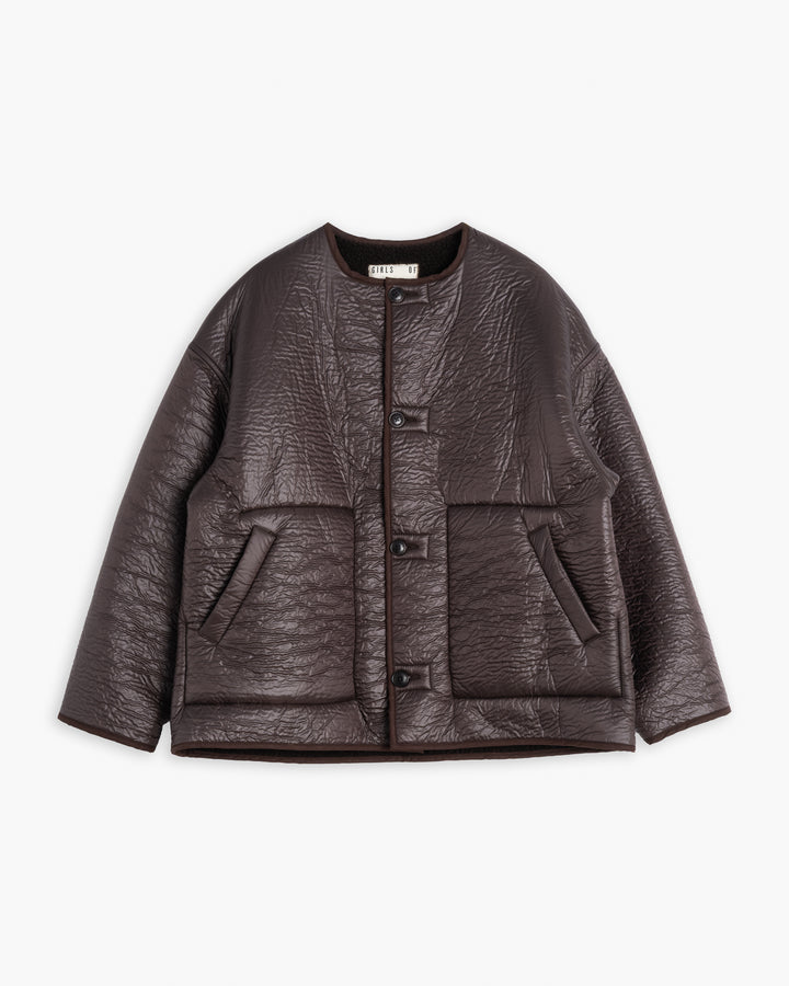 G.o.D Solar Jacket Piumino Nylon Brown