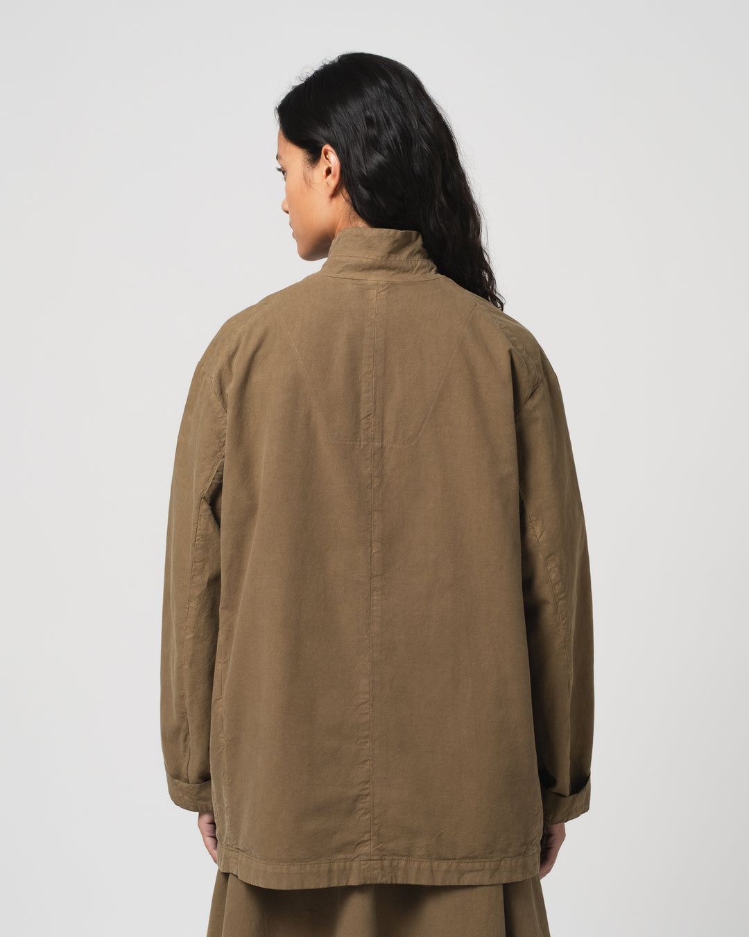 G.o.D Sport Coat Cotton Linen Canteen Green