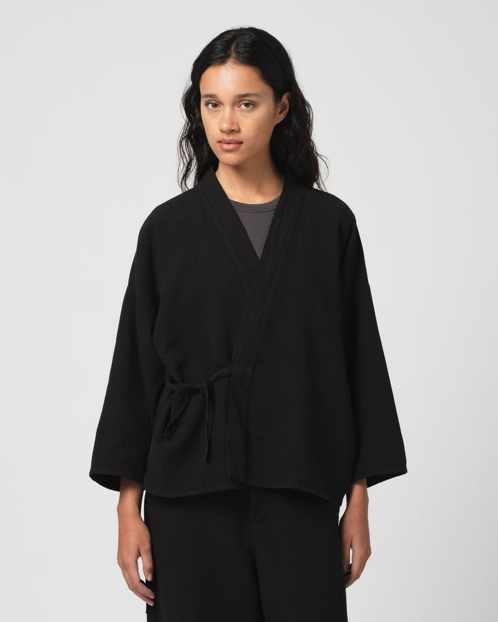 G.o.D Kimono Double Cotton Black