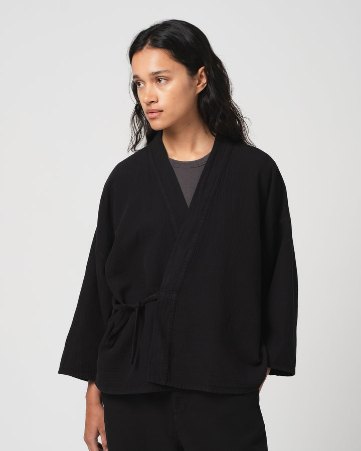 G.o.D Kimono Double Cotton Black