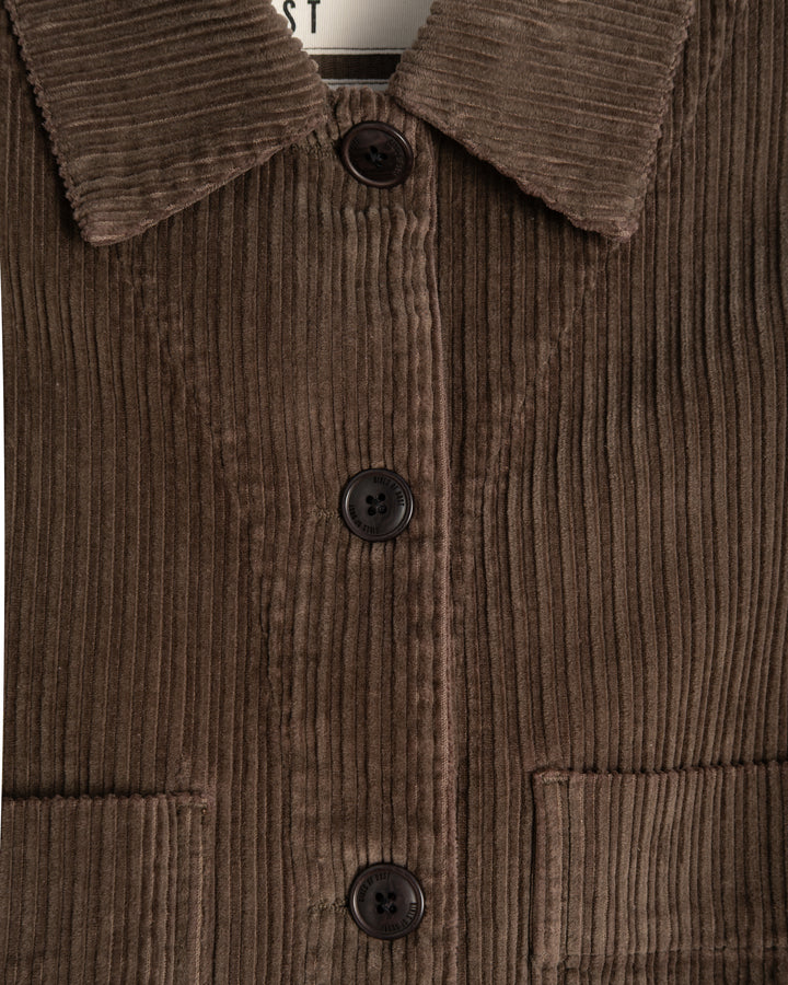 G.o.D Woopsy Jacket Dream Cord Sepia