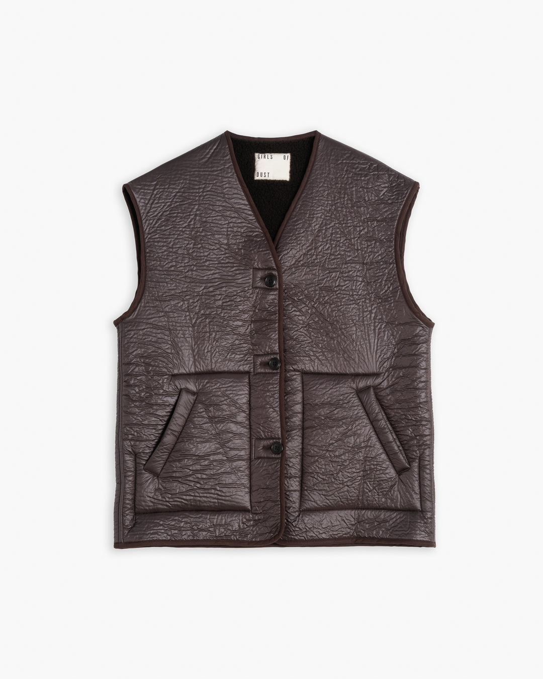 G.o.D Ridge Vest Piumino Nylon Brown