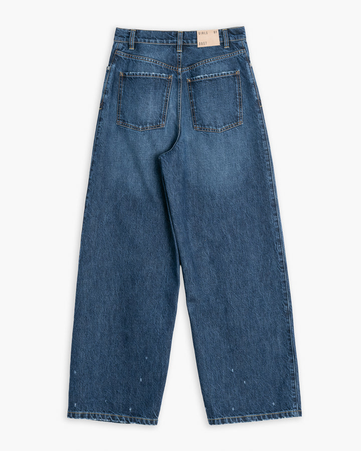 G.o.D Janet Denim Denim Erosion Blue