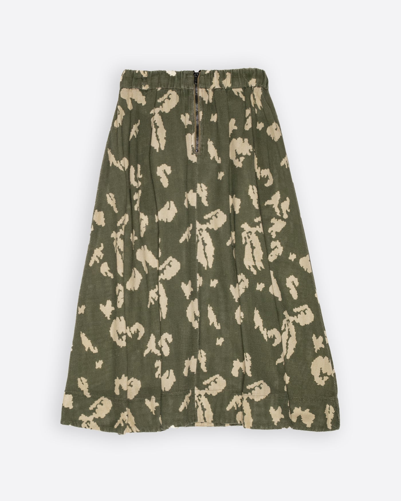 G.o.D Meadow Skirt Cloud Camo Mesh Light Green/Off White