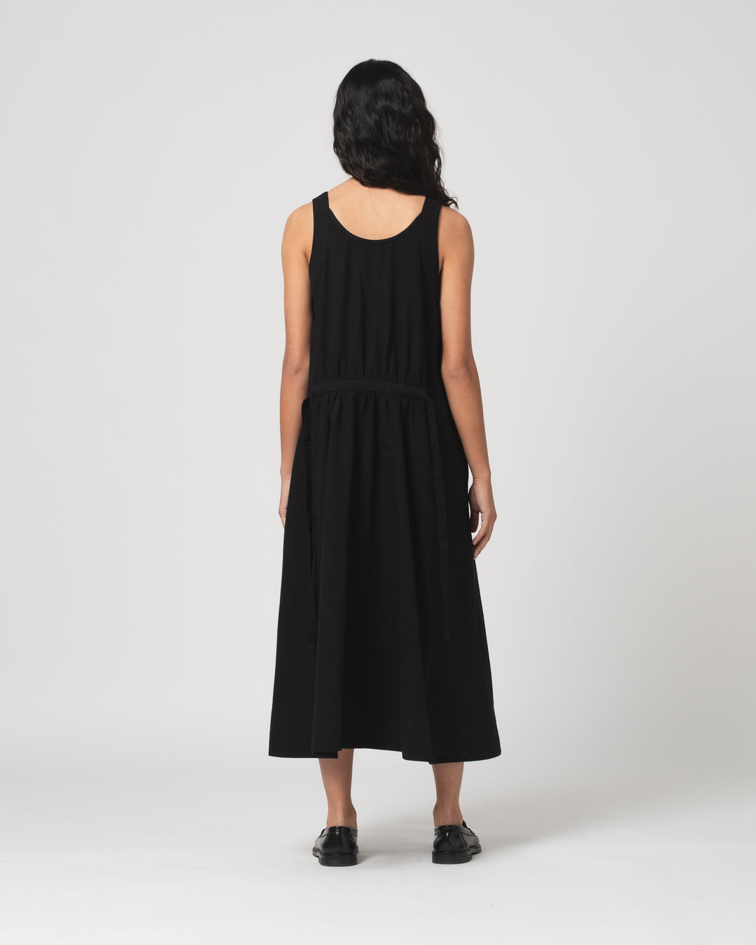 G.o.D Apron Dress Faro Cotton Black