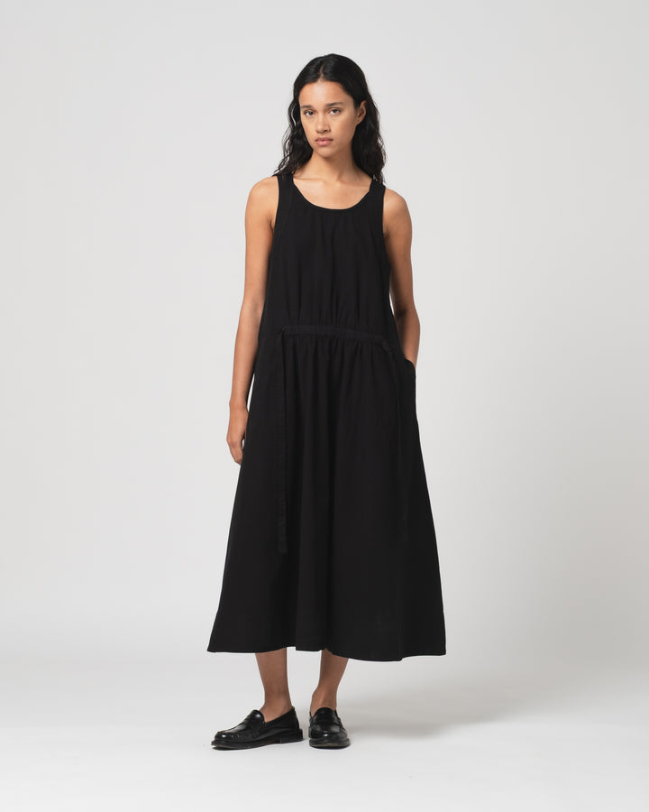 G.o.D Apron Dress Faro Cotton Black